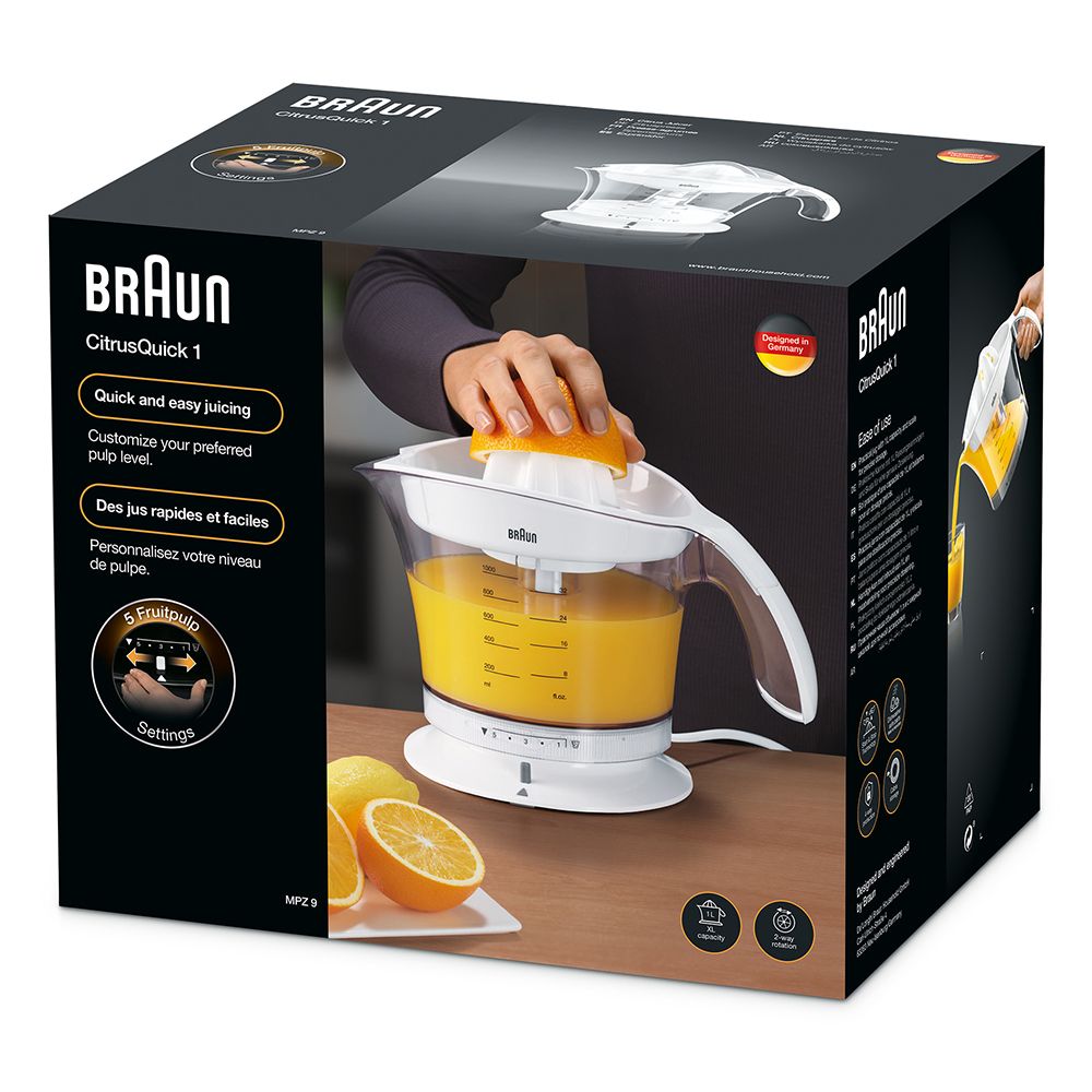 Braun Citrus Juicer MPZ 9