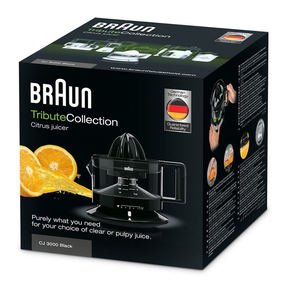 Braun Citrus Juicer CJ-3000BK